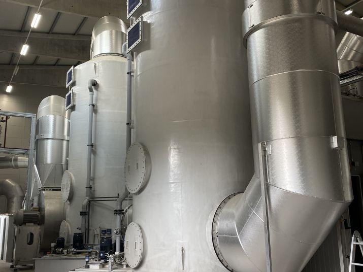 Gegenstromwäscher Anlage