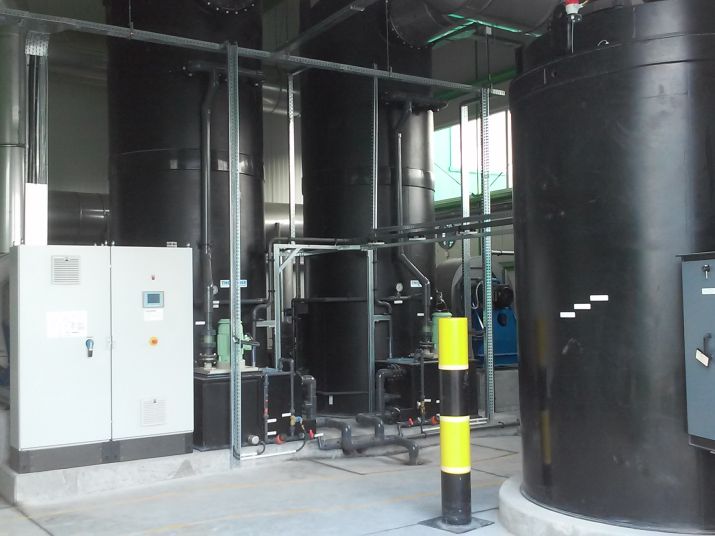 Gegenstromwäscher Anlage