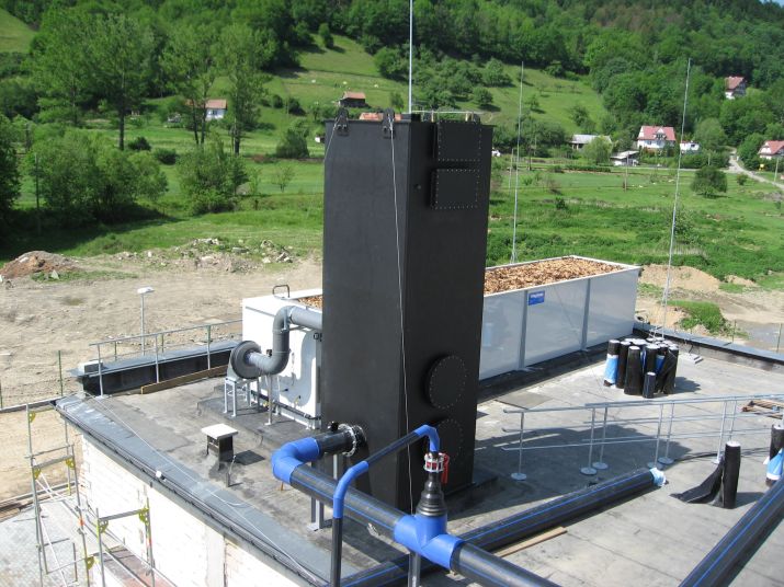 Biotricklingfilter Anlage